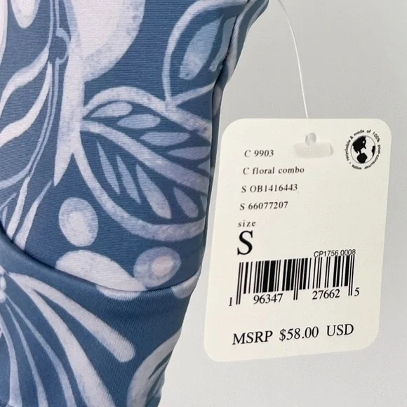 NWT Free People Movement Double Take Printed Crop Tank - Picture 7 of 9